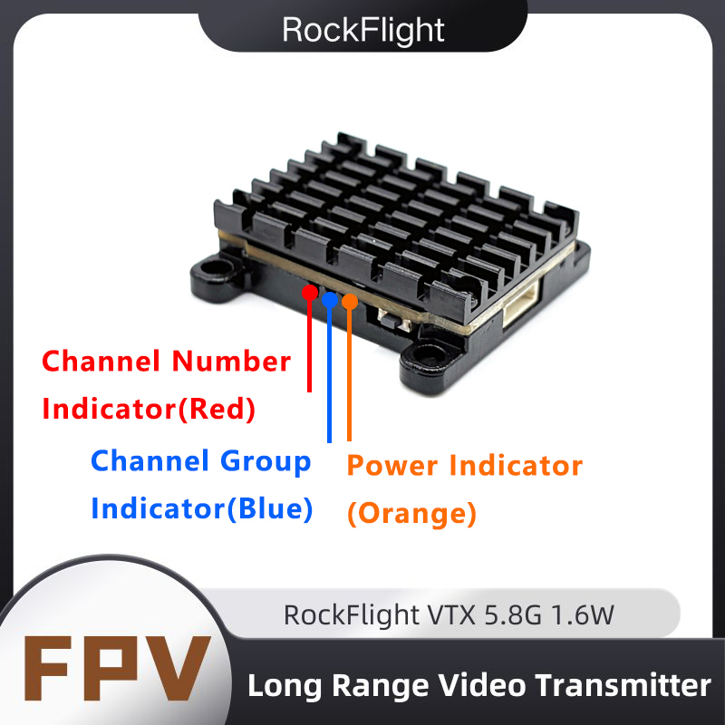 جهاز إرسال RockFlight TX663 VT - مراجعة Fpv Drone Vtx وسعره