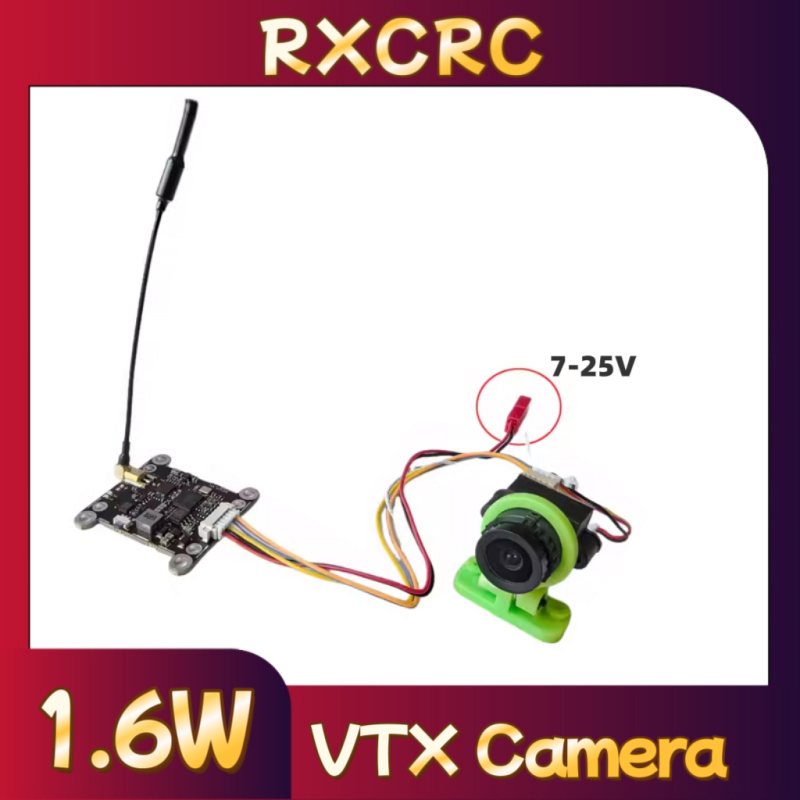 RXCRC 5.8G وحدة 48CH 1.6W VTX  - مراجعة Fpv Drone Receiver وسعره