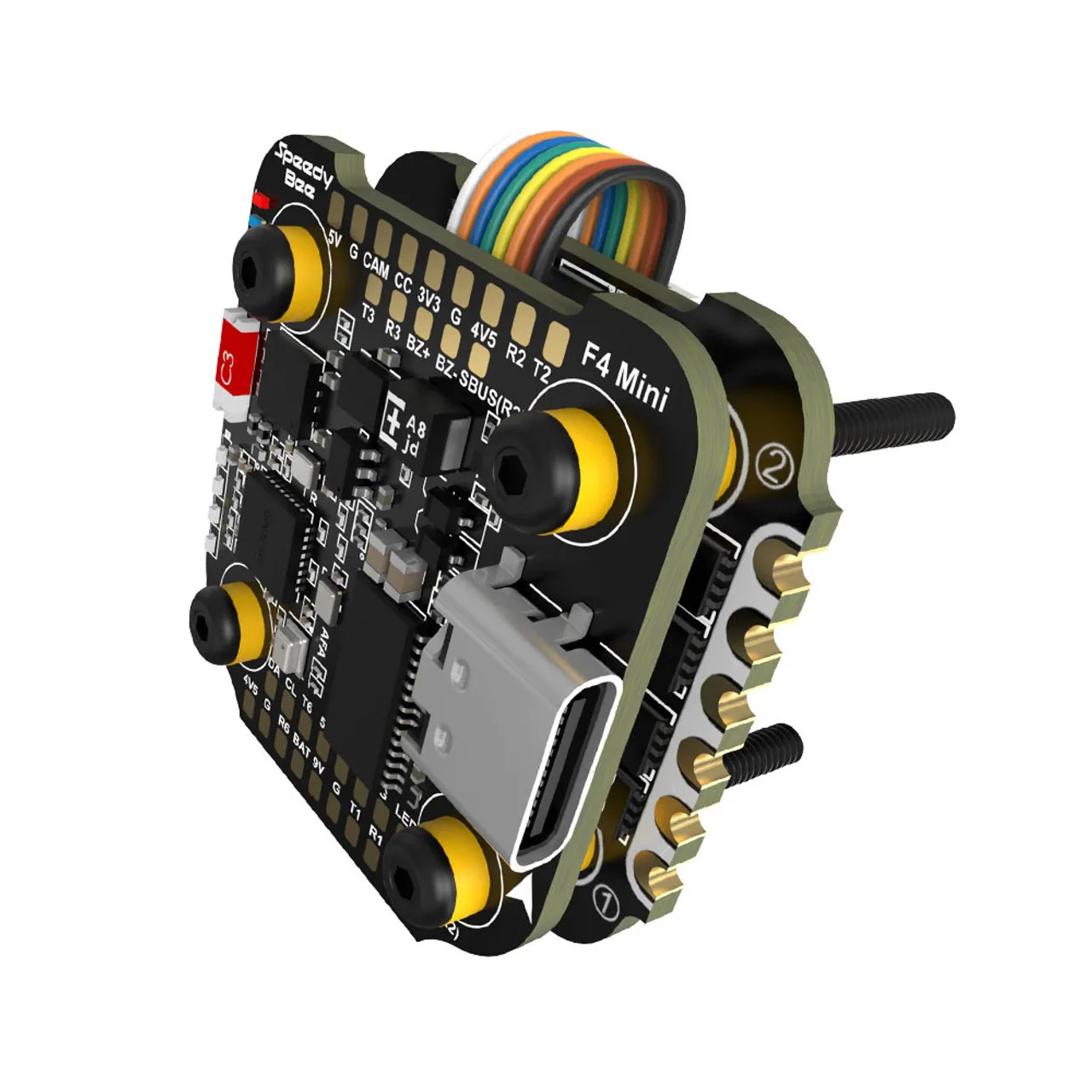 وحدة التحكم في الطيران SpeedyB - مراجعة Fpv Drone Flight Controller وسعره