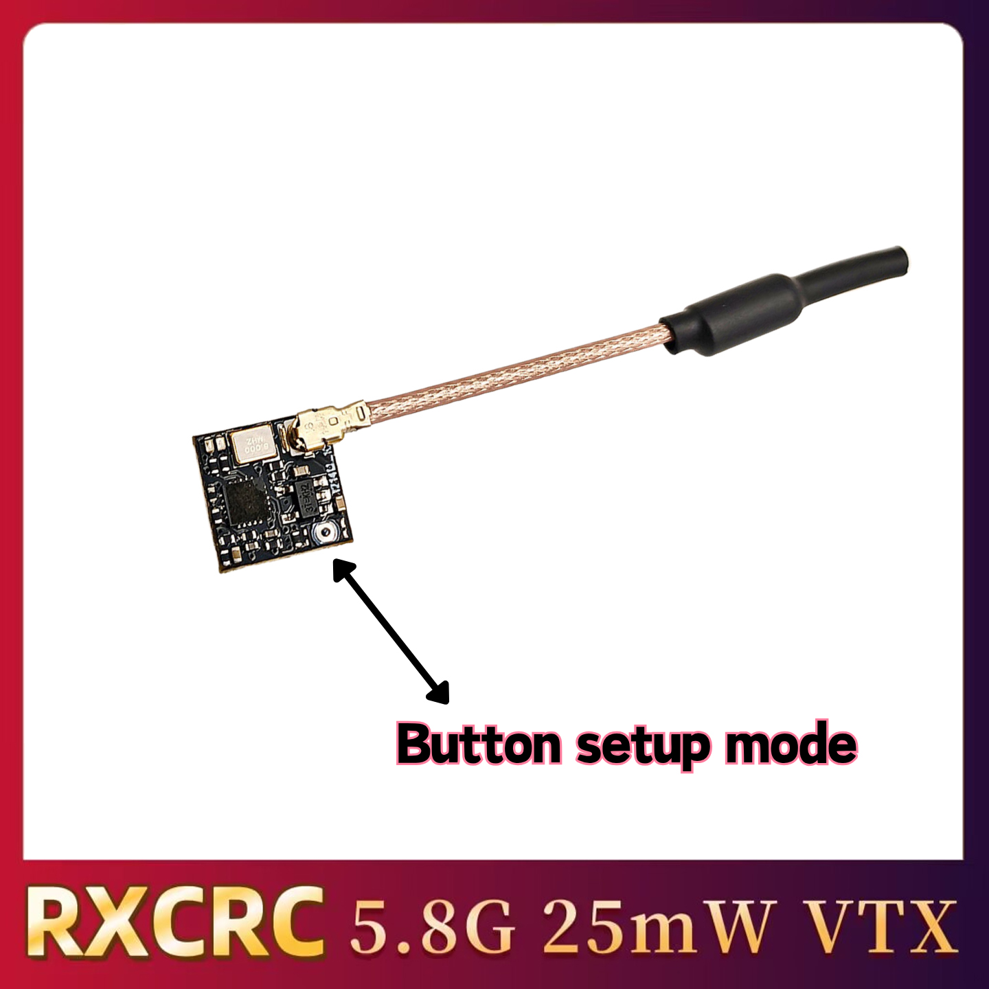 وحدة إرسال فيديو تناظرية RXCRC - مراجعة Fpv Drone Receiver وسعره